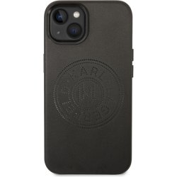 Pouzdro Karl Lagerfeld PU Leather Perforated Logo iPhone 14 černé