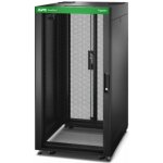 APC Easy Rack 600mm/24U/800mm, s střechou, bočním panelem, kolečky, nohami a 4 držáky, bez dna, černý (ER6482) – Hledejceny.cz