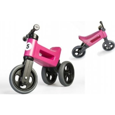 TEDDIES FUNNY WHEELS Rider Sport růžové 2v1 růžové