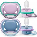 Avent Philips šidítko Ultra air neutral dívka modrá 2ks – Sleviste.cz