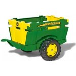 ROLLY TOYS Vlečka za traktor 1osá zelený přívěs FARM TRAILER JD – Zbozi.Blesk.cz