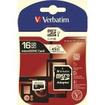 Verbatim MicroSDHC 16 GB 44082 – Zboží Mobilmania
