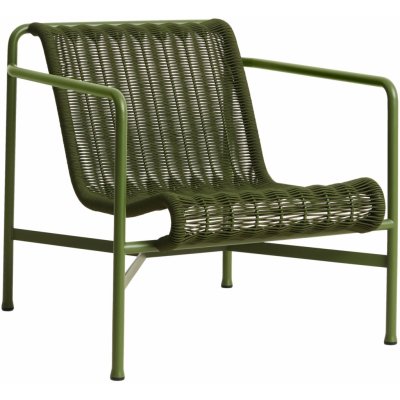 HAY Zahradní křeslo Palissade Cord Lounge Chair Low, Olive – Hledejceny.cz