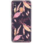 Pouzdro iSaprio - Herbal Pattern - Samsung Galaxy A40 – Zbozi.Blesk.cz