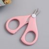 Kosmetické nůžky TopQ Manikúrní nůžky Mini s kulatou špičkou růžové