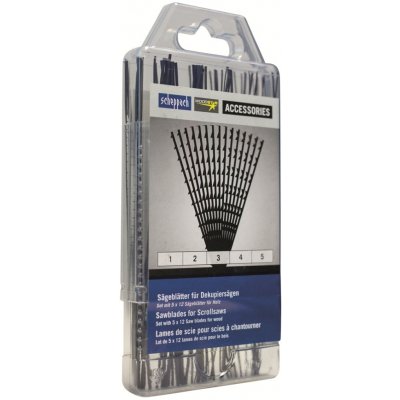 Scheppach 60-dílná sada plátků pro lupínkové pily 88000010 – Sleviste.cz