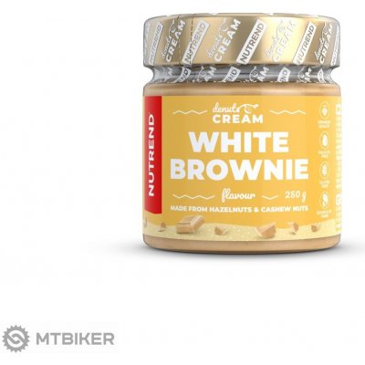 NUTREND DENUTS CREAM White brownie 250 g – Zboží Mobilmania