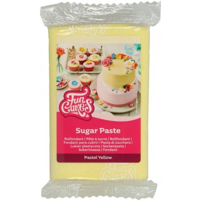 FunCakes Potahový fondán Paste Pastel Yellow žlutý 250 g – Zbozi.Blesk.cz