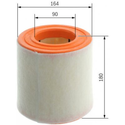 Vzduchový filtr BOSCH F 026 400 776 – Hledejceny.cz