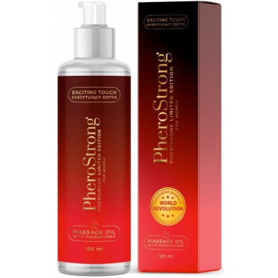 PheroStrong Olej masážní Limited Edition s feromony pro ženy 100 ml – Hledejceny.cz