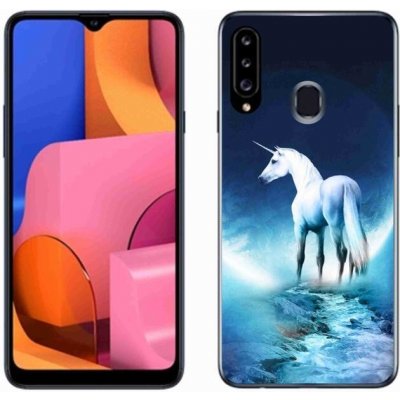 Pouzdro mmCase Gelové Samsung Galaxy A20s - bílý jednorožec – Zbozi.Blesk.cz