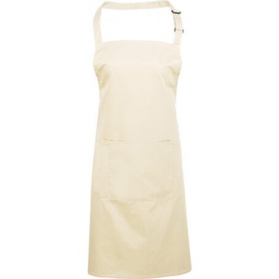 Premier Workwear Pracovní zástěra za krk s kapsou PR154 Natural Pantone 1205 72x86cm – Hledejceny.cz