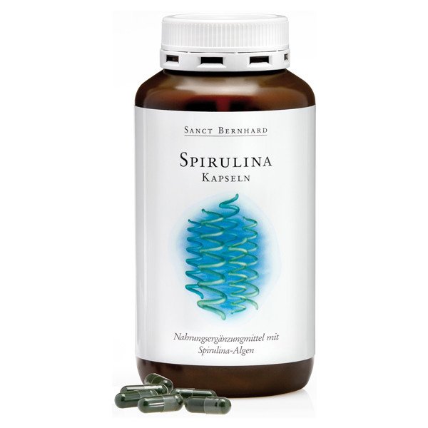 Doplněk stravy Sanct Bernhard Spirulina 10 tobolek