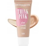 Dermacol Think Pink Glow Toning Cream rozjasňující tónovací krém 1 Light 30 ml – Zboží Dáma
