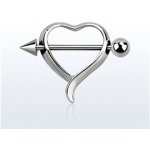 Piercingate piercing do bradavky srdíčko PBR00037 – Sleviste.cz