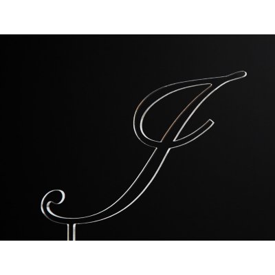 Monogram I - čirý - do dortu – Zboží Dáma