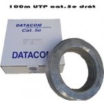 Datacom kabel UTP drát cat.5e 100m – Sleviste.cz