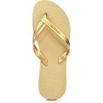 Havaianas Elegance golden pantofle – Zboží Dáma