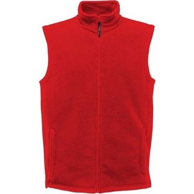 Regatta Professional Mikrofleecová hřejivá vesta s kapsami na zip červená klasická – Zboží Mobilmania