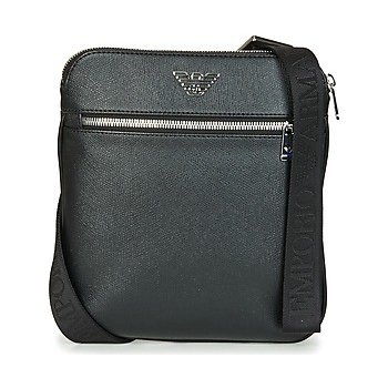 Emporio Armani business FLAT messengerbag černá