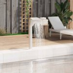 Bazénová fontána nerezová ocel 50 x 30 x 90 cm stříbrná – Zboží Dáma
