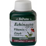 MedPharma Echinacea 100 mg + vit.C + zinek 67 tablet – Hledejceny.cz