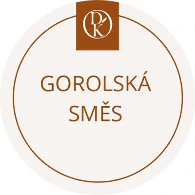 Davídkovo koření Etiketa Gorolská směs béžová průměr 4,5 cm 1 ks – Hledejceny.cz