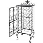 vidaXL Kovový skříňkový stojan na 28 lahví 240937 – Hledejceny.cz