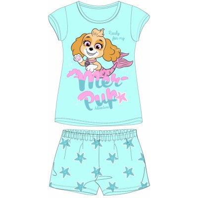 Paw Patrol Tlapková patrola Licence Dívčí pyžamo Paw Patrol W mentolová Zelinkavá – Sleviste.cz