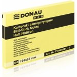 Donau samolepicí bloček 101 x 76 mm, 100 listů, Žlutý Eco – Zboží Dáma