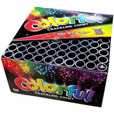 Ohňostroj COLORFUL AND CRACKLING 100 ran 8 mm – Zboží Dáma