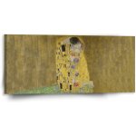 Sablio Obraz Polibek - Gustav Klimt - 110x50 cm – Zboží Mobilmania