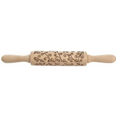 Váleček dřevo Dekor d. 16/33 cm stonky – Hledejceny.cz