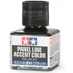 Tamiya Panel Line Accent Color Black Černý 40ml 87131 – Zboží Mobilmania