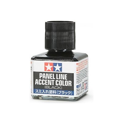 Tamiya Panel Line Accent Color Black Černý 40ml 87131 – Zboží Mobilmania