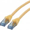 síťový kabel Roline 21.15.2728 RJ45, CAT 6A U/UTP, 15m, žlutý
