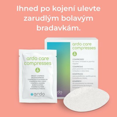 Ardo Care Compresses léčivé hydrogelové polštářky na prsa 12 ks – Zboží Mobilmania