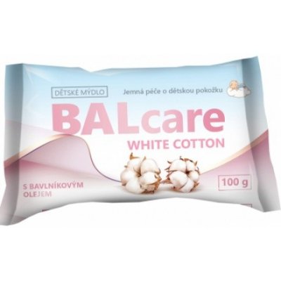 BALcare Kids White Cotton tuhé mýdlo 100 g