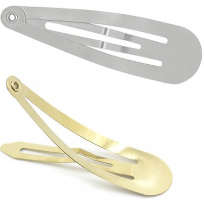 Sponky do vlasů z chirurgické oceli 316 - 1Ks+B - Nerez SL / 50Ks – Zboží Dáma