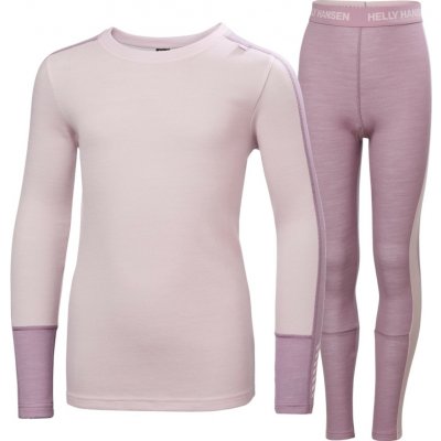 Helly Hansen Jr Lifa Merino Midweight Set Purple Clay – Zboží Dáma