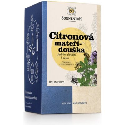 Sonnentor Citronová mateřídouška Bio 18 x 1 g – Sleviste.cz