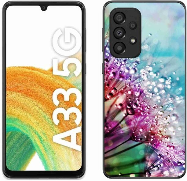 Pouzdro mmCase Gelové Samsung Galaxy A33 5G - barevné květy