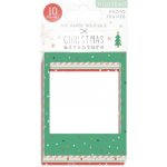 Creative World of Crafts Papírové rámečky na fotografie - Christmas adventure mix barev 10 ks – Zbozi.Blesk.cz