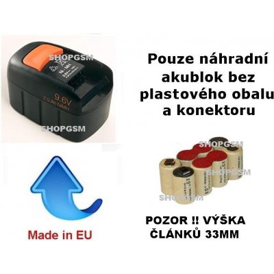 AEB Panasonic - Fein 92604070024 9,6V 1700 mAh NiCd - KIT Panasonic - neoriginální – Zbozi.Blesk.cz