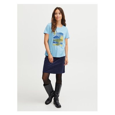 Fransa T-Shirt 20612765 Modrá