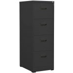 VidaXL Kancelářská skříň antracitová 46 x 62 x 133 cm ocel 11461.336281 – Hledejceny.cz