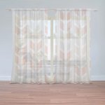 Sablio Záclony Světlé kosodélníky: 2ks 150x250cm – Zboží Mobilmania