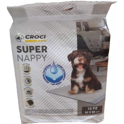 Croci Návyková podložka Super Nappy 60 x 60 cm 10 ks – Zboží Mobilmania