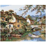 MALUJEŠ Malování podle čísel MLÝN Rozměr 80 x 100 cm Rámování bez rámu a bez vypnutí plátna – Hledejceny.cz