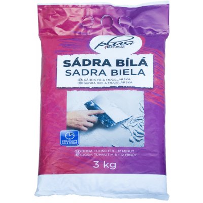 Sádra bílá modelářská 3kg – Sleviste.cz